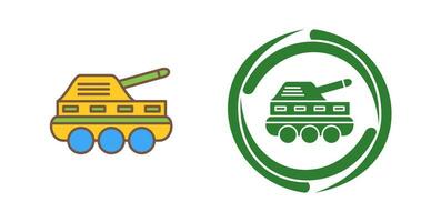 icono de vector de tanque de infantería