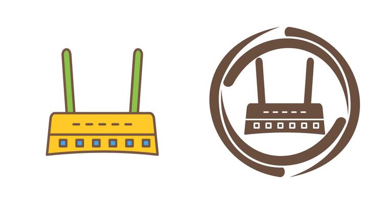 Router Vector Icon