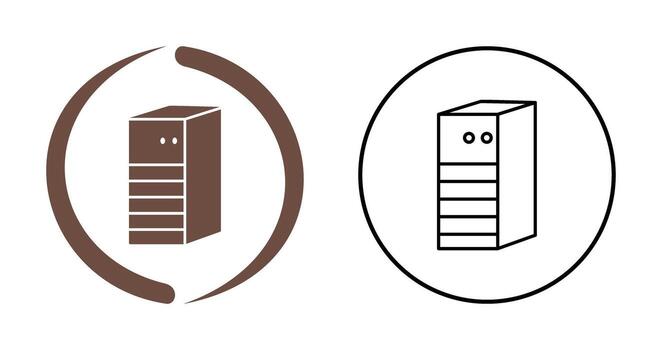 Server Network Vector Icon