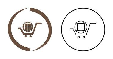 Global Shopping Vector Icon