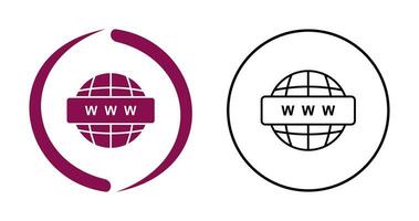 World Wide Web Vector Icon