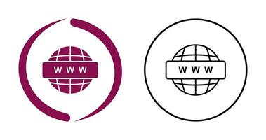 World Wide Web Vector Icon