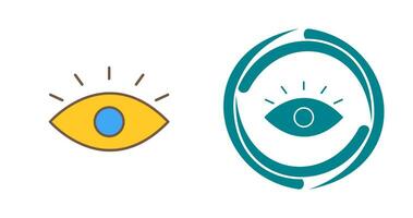 icono de vector de ojo