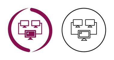 Connected Systems Vector Icon