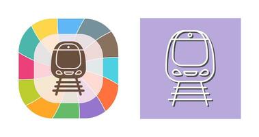 icono de vector de tren