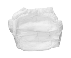 white baby diaper isolated element png
