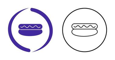 Hot Dog Vector Icon