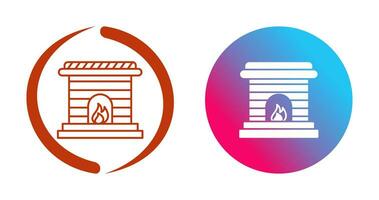 Fireplace Vector Icon