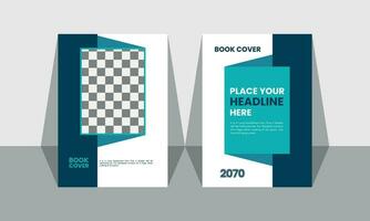 moderno profesional libro cubrir diseño vector