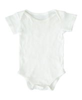 Weiß Kleider zum Neugeborene isoliert png