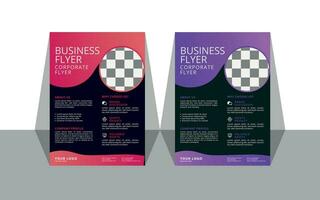 Vector creative and modern business flyer,