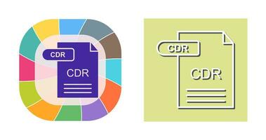 CDR Vector Icon