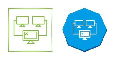 Connected Systems Vector Icon