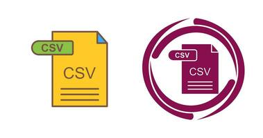 CSV Vector Icon