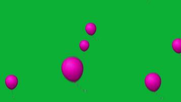 crear celebración momentos con globos volador animación video