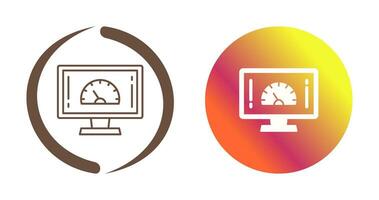 Speed Test Vector Icon