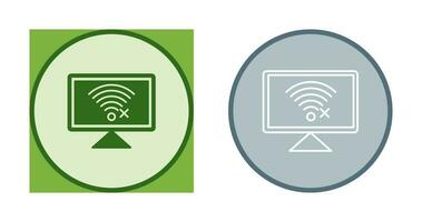 Disconnected Network Vector Icon