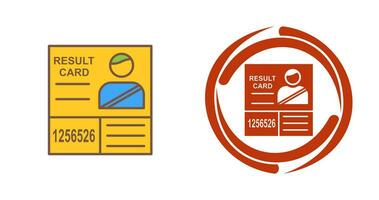 icono de vector de resultados de candidato