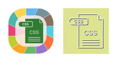 icono de vector de css