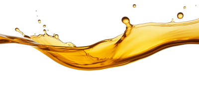 photorealistic image of a splash of oil, apple juice juice. transparent splash with drops and splashes. AI generated png