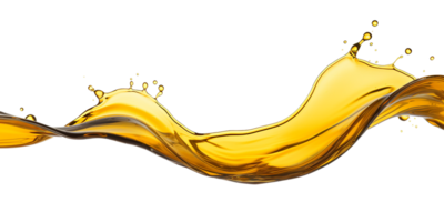 fotorealistico Immagine di un' spruzzo di olio, Mela succo succo. trasparente spruzzo con gocce e schizzi. ai generato png