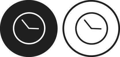 Alarm clock icon symbol line, flat set. social design vector in trendy style isolated on transparent background. Faq and support icon sign use for mobile, apps or website.