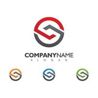 Business corporate S letter logo vector