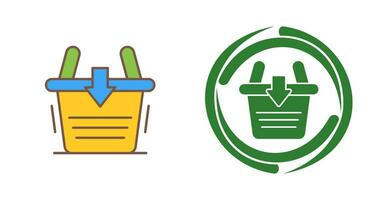 Add To Basket Vector Icon