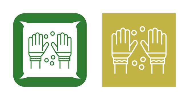 Winter Gloves Vector Icon