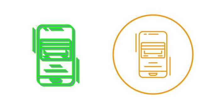 icono de vector de método de pago