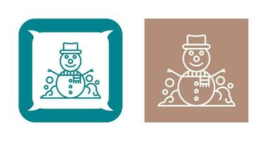 Snowman Vector Icon