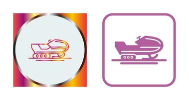 Snowmobile Vector Icon