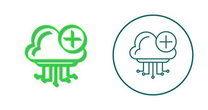 Cloud Computing Vector Icon