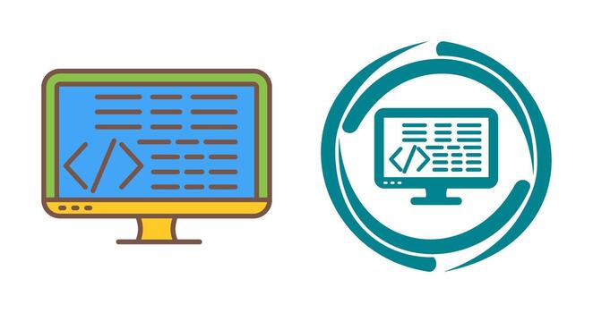 Coding Vector Icon