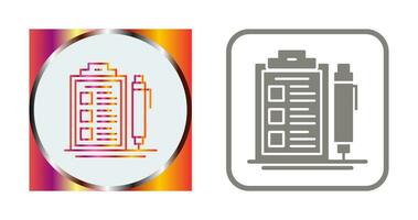 icono de vector de lista de verificación