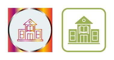 Library Building Vector Icon