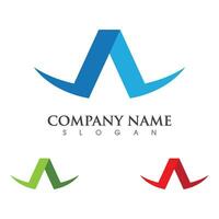 A Letter Logo Template vector