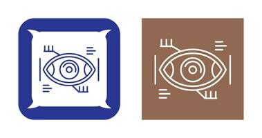 Eye Recongnition Vector Icon