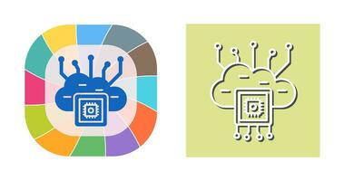 Cloud Computing Vector Icon