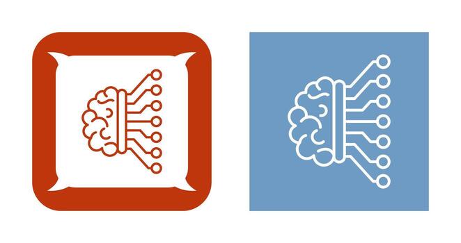 Machine Learning Vector Icon
