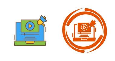 Video Marketing Vector Icon