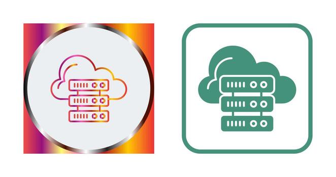 icono de vector de servidor
