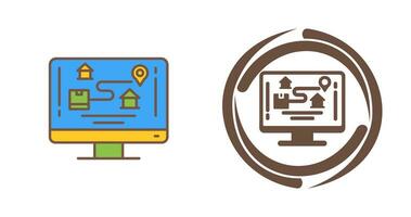 Tracking Vector Icon