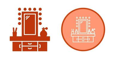 Dressing Table Vector Icon