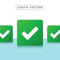 Check vector in green cube