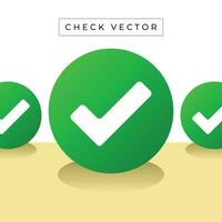 Check vector in green sphere