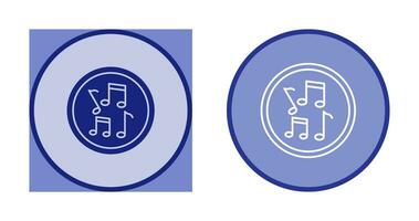 Musical Notes Vector Icon