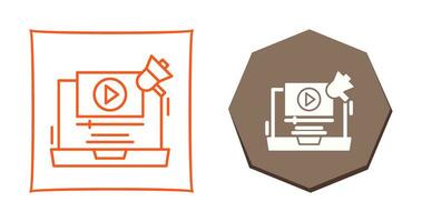 Video Marketing Vector Icon