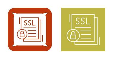 icono de vector de ssl