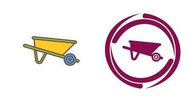 Wheelbarrow Vector Icon